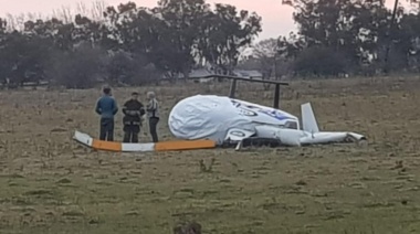 Cayó un helicóptero en Bolívar: no hubo heridos