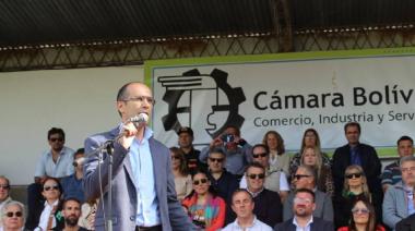 Pisano acompaño la inauguración de la Expo Comercial en La Rural