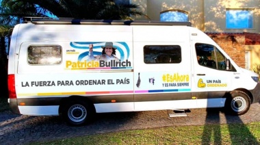 Bullrich y Grindetti se suben a una casa rodante y apuntalan la campaña en distritos bonaerenses