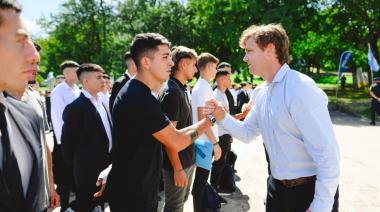 Olavarría: El intendente Wesner encabezó el acto de inicio de clases en la Escuela de Policía Juan Vucetich