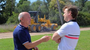 Olavarría: El intendente superviso las obras de mantenimiento en el barrio Pikelado