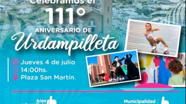 Este jueves Urdampilleta celebra su 111° aniversario
