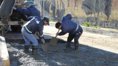 La Municipalidad de Bolívar realiza obras de bacheo a lo largo de la ciudad