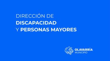 Olavarría: Continúa el Programa de Atención itinerante de la Dirección de Discapacidad y Personas Mayores