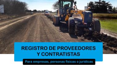 Azul: Inscripción de proveedores y contratistas a la Dirección de Vialidad Rural