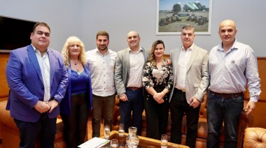 Egüen recibió a integrantes del Consulado de Italia