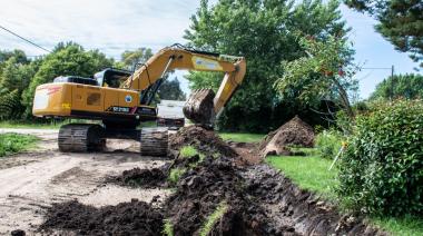 Continúan las obras hidráulicas y de mantenimiento de calles en Olavarría