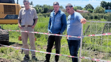 Roque Pérez: Trabajos para el escurrimiento de agua