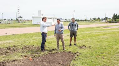Iniciaron las obras en la Pista Municipal de Atletismo de Olavarría