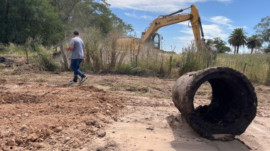 Roque Pérez: Se terminan las obras de canalización