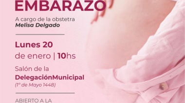 Olavarría: Taller sobre cuidados en el embarazo, preparación para el nacimiento y parto respetado en Loma Negra