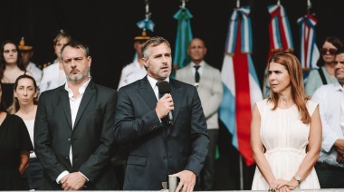 Achával encabezó el desfile tradicional por el Tratado del Pilar