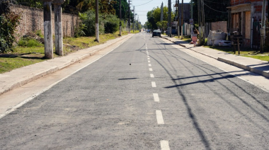Las obras de pavimentación continúan transformando Tribarrial