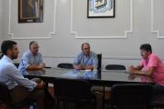 Saladillo: Reunión con el gerente del Banco Galicia