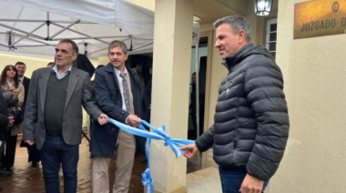 Inauguraron la nueva sede judicial del Juzgado de Paz en Roque Pérez