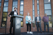 Saladillo: Kicillof y Alvarez Rodríguez recorrieron la Casa de la Provincia