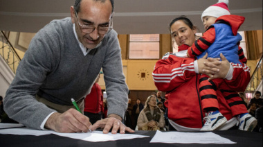 Plan habitacional en Azul: Nelson Sombra presentó subsidios, microcréditos y entrega de terrenos