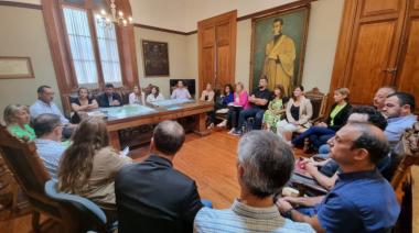 Azul: El Intendente se reunió con autoridades e inspectores de educación