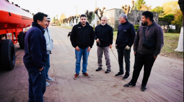Ramiro Egüen fortaleció el interior de 25 de Mayo con nuevas herramientas