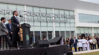 Federico Achával inaugura el Hospital Central de Pilar
