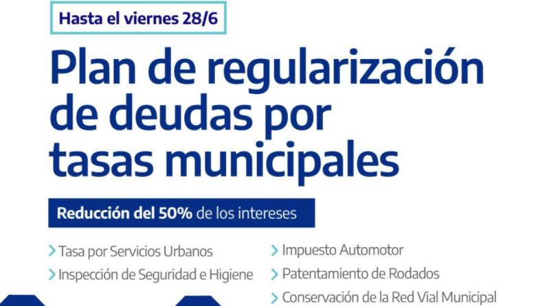 Azul: Últimos días del plan especial para regularizar deudas por tasas municipales