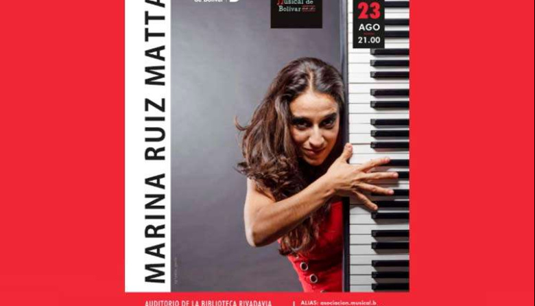 La Asociación Musical de Bolívar presenta a Marina Ruiz Matta