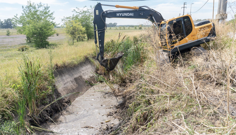 Azul: Tareas de mantenimiento y limpieza en el municipio