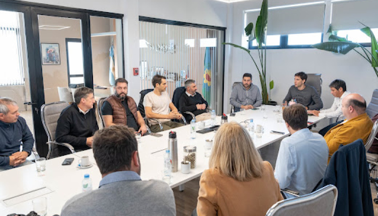 Dirigentes de la Séptima Sección se reunieron con los Passaglia en San Nicolás