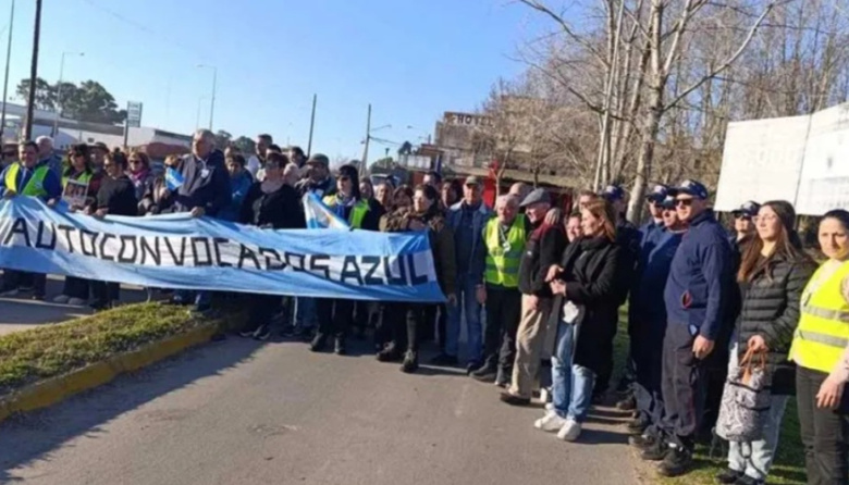 Vecinos de Cacharí protestaron nuevamente contra el peaje en la Ruta 3