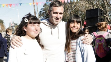 Achával acompañó a los chicos y chicas de Pilar en nuevos festejos por el Día de la Niñez