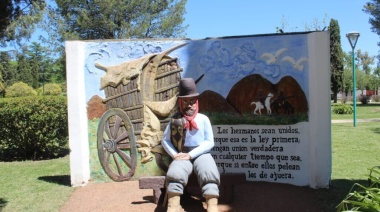 Se restauró el Monumento al Gaucho en Bolívar