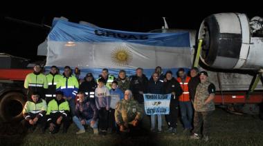 Bolívar: Marcos Pisano recibió al Centro de Veteranos de Malvinas de Lujan
