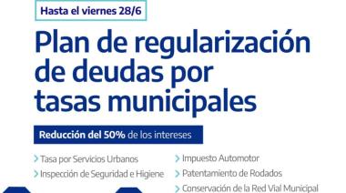 Azul: Últimos días del plan especial para regularizar deudas por tasas municipales