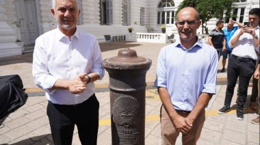 La Plata recuperó un mojón fundacional histórico gracias a la restitución del municipio de Bolívar