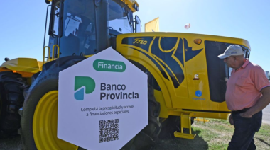Expoagro: Banco Provincia lanzó créditos en dólares desde 0% para la compra de maquinaria agrícola