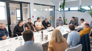 Dirigentes de la Séptima Sección se reunieron con los Passaglia en San Nicolás