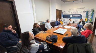 Bolívar: El intendente se reunío con vecinos para consolidar proyectos de infraestructura.