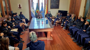 Azul: El Intendente se reunió con jóvenes azuleños