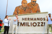 Olavarría inauguró un Monumento a los Hermanos Emiliozzi y a la histórica “Galera”