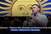 Achával: "Tenemos que desarrollar un proyecto de país federal, productivo y nacional"