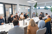 Dirigentes de la Séptima Sección se reunieron con los Passaglia en San Nicolás