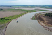 Río Salado: la Provincia exige a Nación reactivar un tramo clave del Plan Maestro